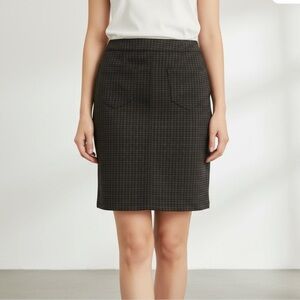 🌼 Liverpool Los Angeles pencil skirt 27/4 black bronze shimmer